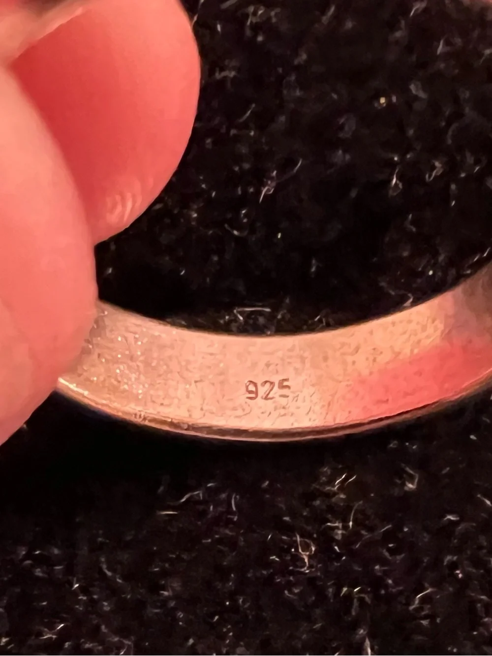 925 Sterling Silver Plain Band Ring Minimalist Stack Ring Polished Band 8 #612 - Picture 6 of 6